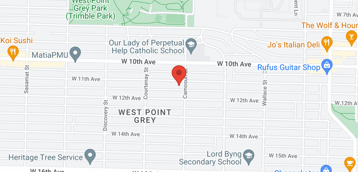 map of 4112 W 11TH AVENUE